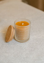Glass Jar Beeswax Candle