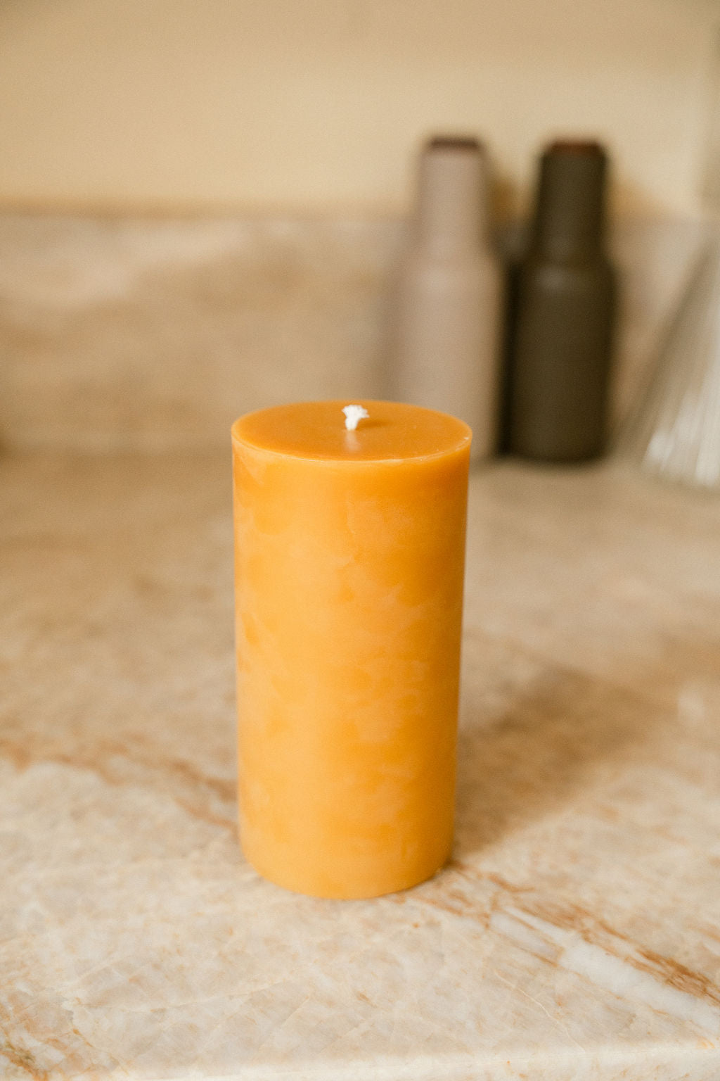 Classic 3x6 Beeswax Pillar (24 oz)