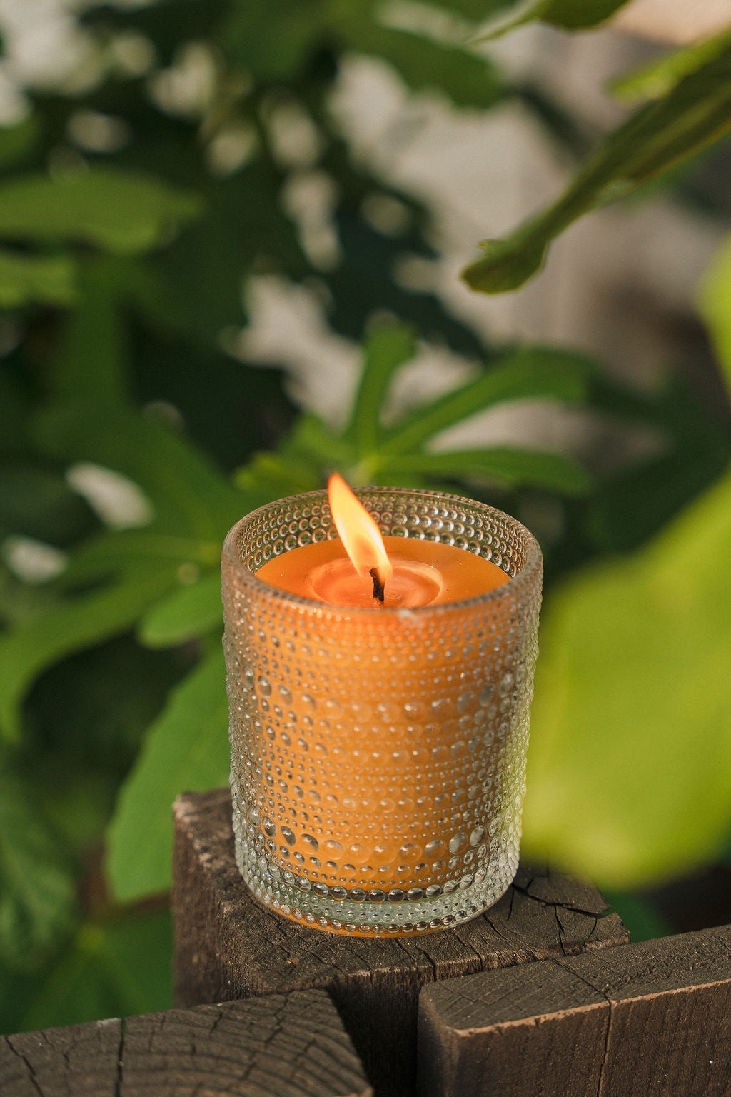 Glass Jar Beeswax Candle